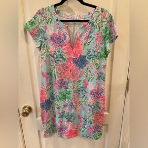 Lilly Pulitzer Floral Dress - Pink and Green